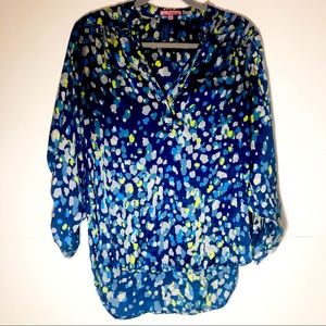 Colorful Satin Blouse